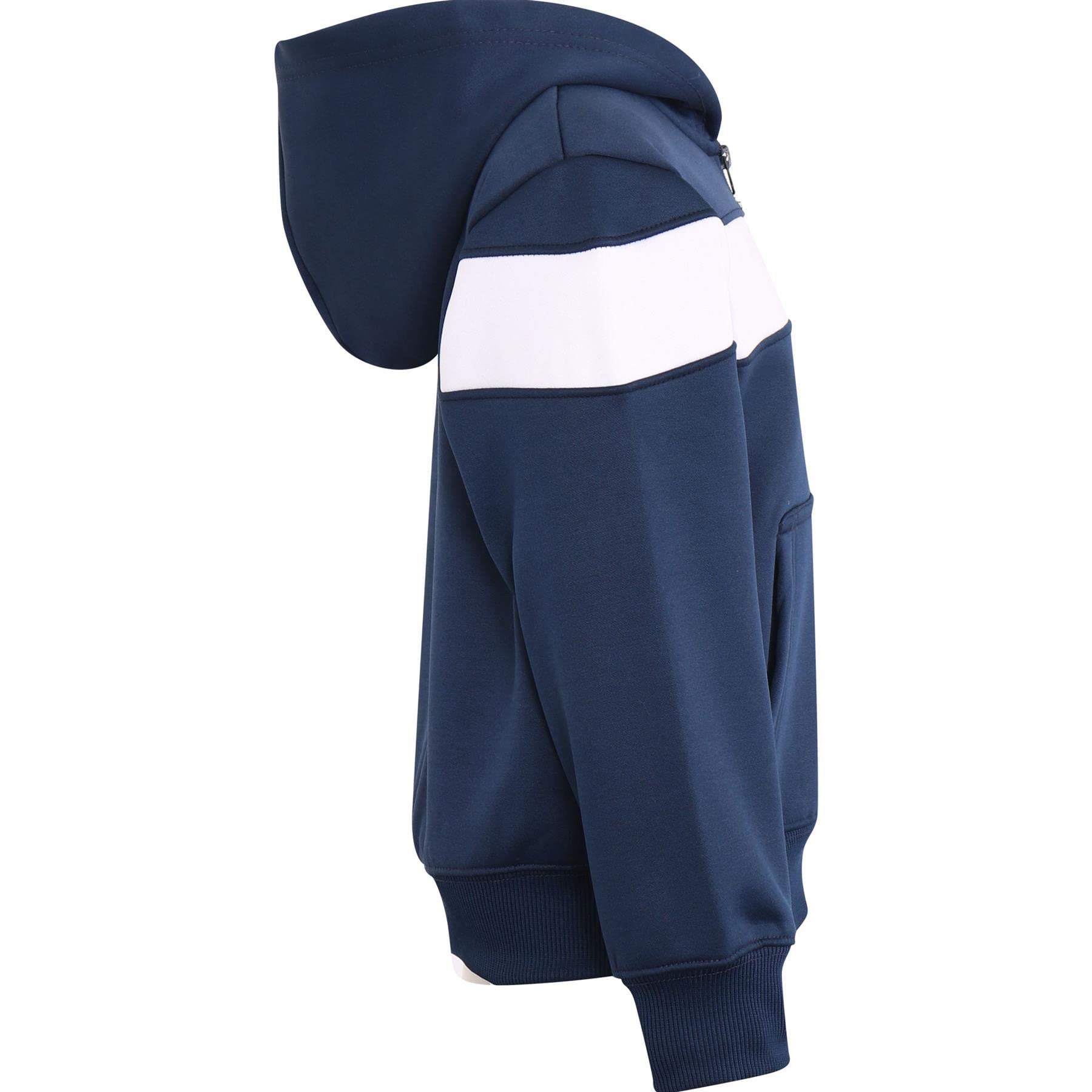A2Z 4 Kids Filles Garçons Unisexe Survêtement Créateur Contraste À Empiècements En Polaire À Capuche À Fermeture Éclair Top Sweat À Capuche Bottom Jogging Pantalon De jogging Âge 5-13 Ans