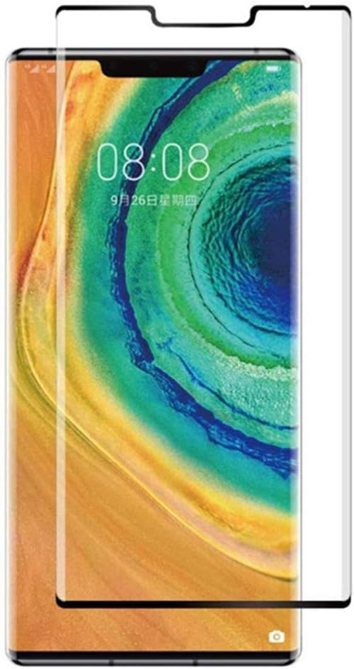 for Huawei Mate 30 Pro 3D Screen Protector Tempered Glass - [2 Pack] Full Coverage HD Screen Protective Film Glass Screen Protector for Huawei Mate 30 Pro