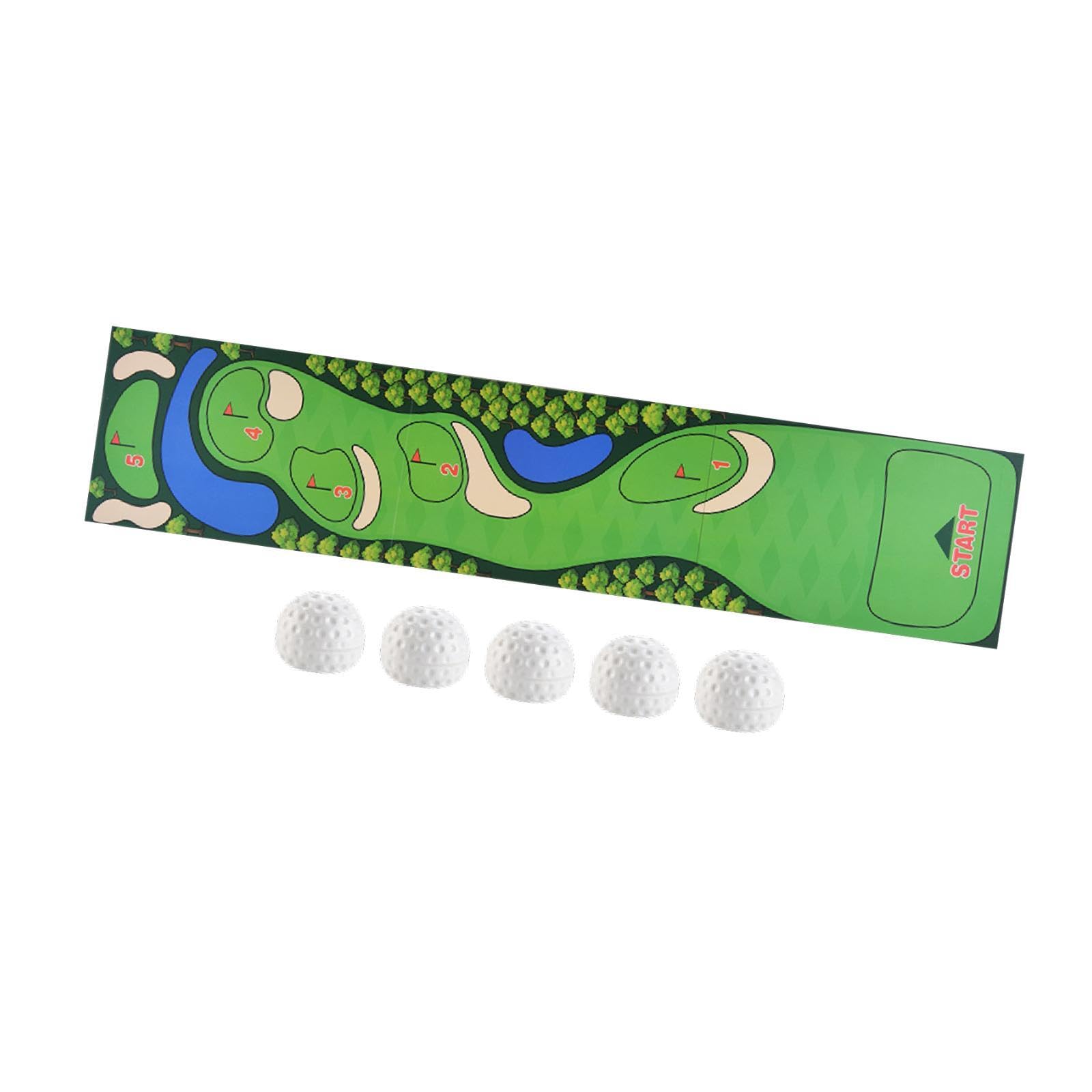 ATORSE Toy Tabletop Golf Game Set Family Friends Indoor Golf Course Ages 4-6 with Balls-Toys & Hobbies-Games-Board & Traditional Games-Contemporary Manufacture-image-7