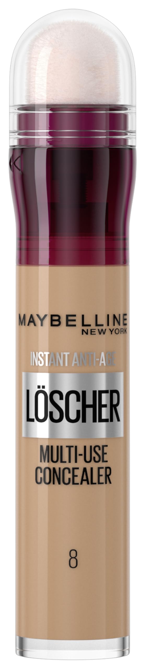 Maybelline New York Abdeckstift, Instant Anti-Age Effekt Concealer, Löscher mit Mikro-Lösch-Applikator, Nr. 08 Buff, 6,8 ml