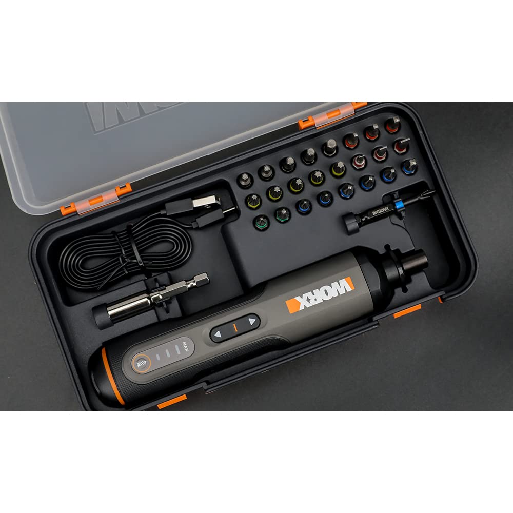 WORX WX240 3,6 V (4 V max) Mini-Elektroschrauber mit 3-Gang-Drehmoment
