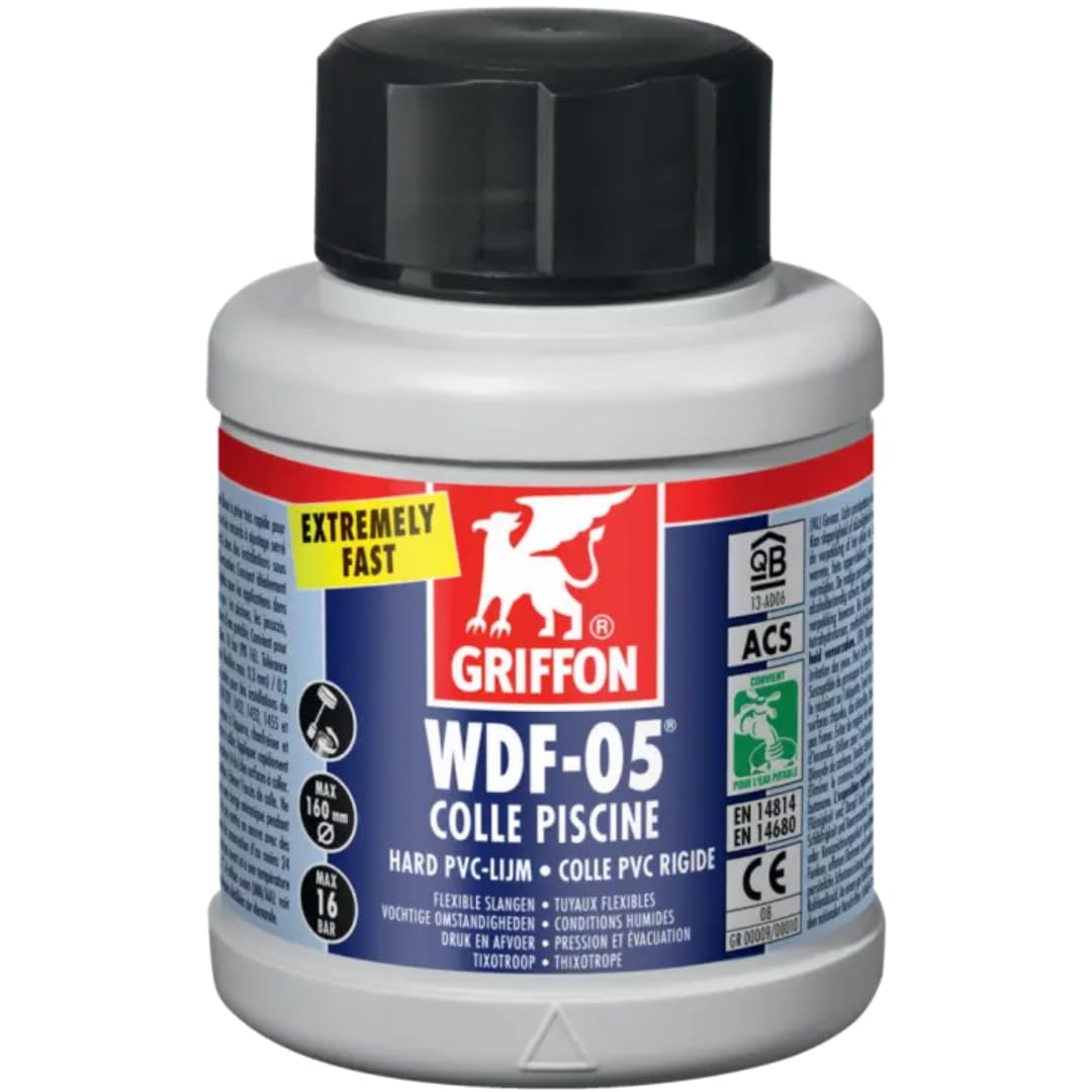 Colle Gel Bleu Piscine WDF-​05 pour PVC GRIFFON bidon 250 ml - 6307287