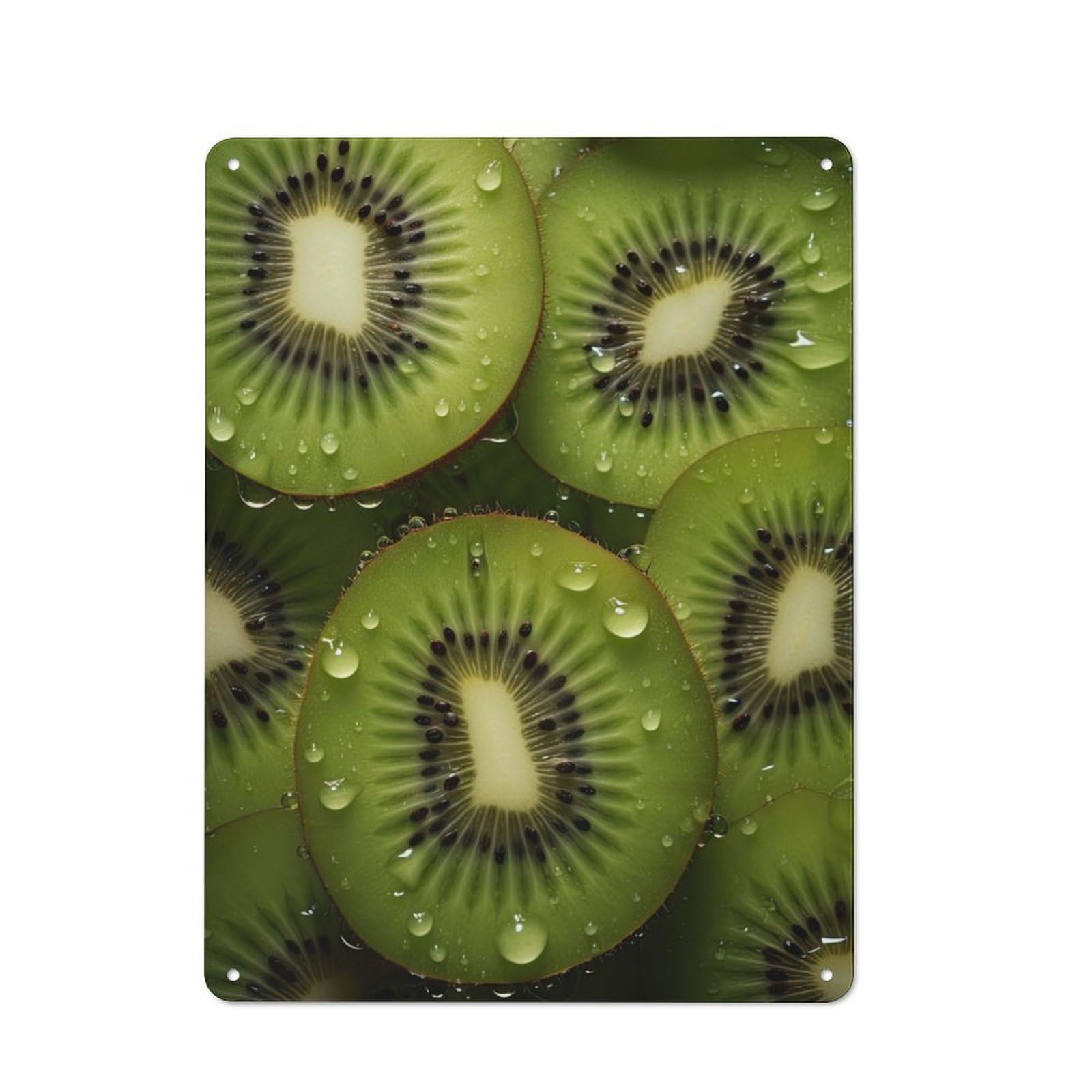 Junmoney Kiwi Tin Sign 40X30cm With For Home Bar Wall, Rustic Decor, For Kitchen, Dining Room And Home Bar Wall Decor