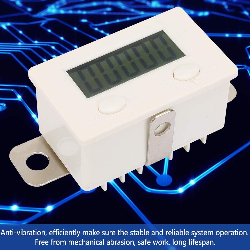 Contatore Digitale Elettrico con Display LCD per Punzonatura Elettronica Sensore di Prossimità con Magnete con Microinterruttore di Reset e Pulsante di Pausa