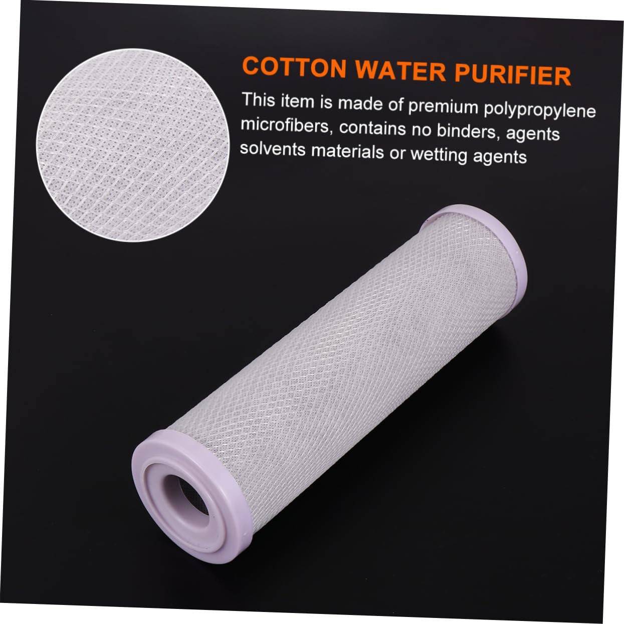 Mikikit Filtro Dell'acqua in Cotone Pp Per Depuratore D'acqua Nucleo Del Filtro D'acqua Flusso Elevato