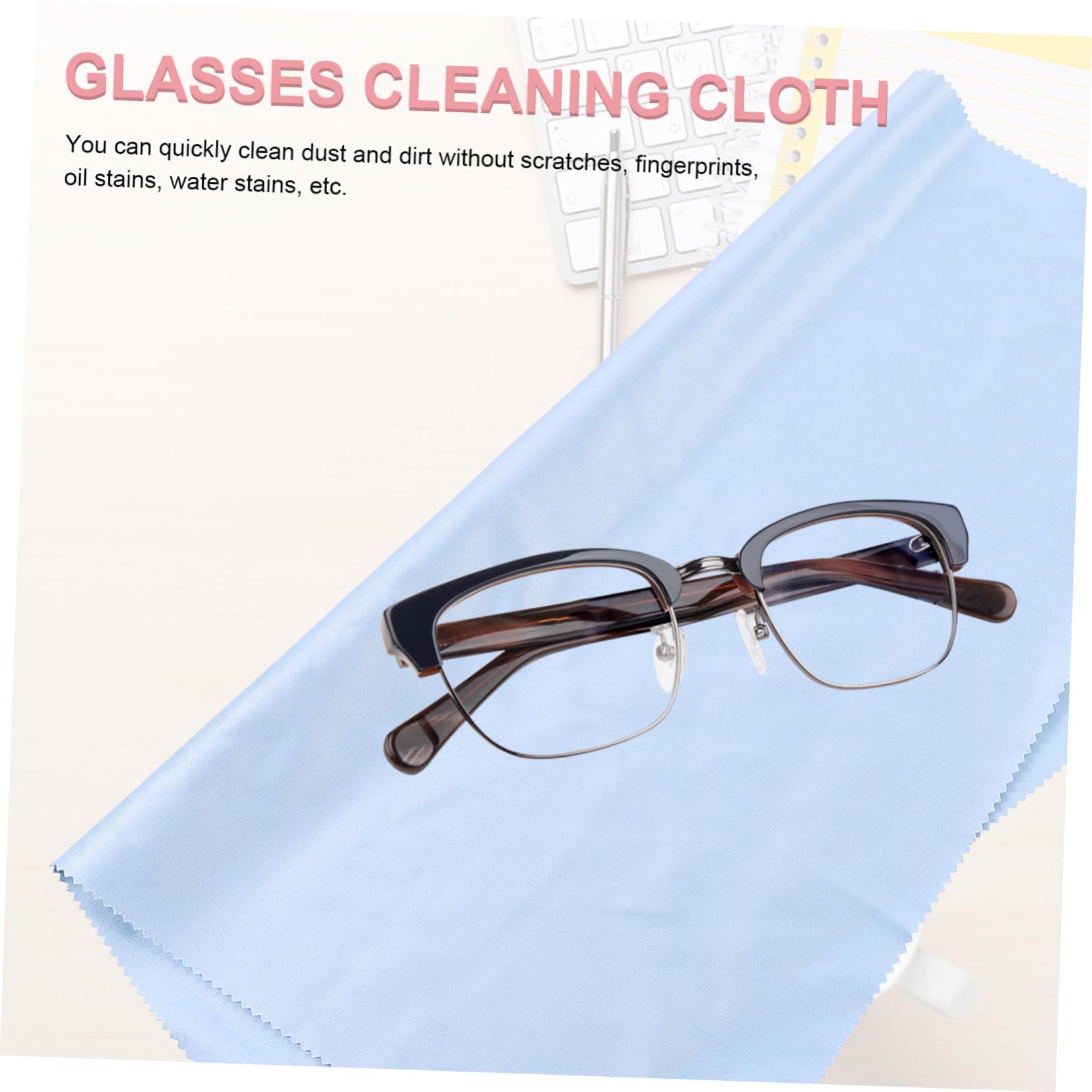 Paño de Limpieza para Gafas y Lentes de Microfibra de Alta Absorción Reutilizable y Portátil para Pantallas y Objetivos