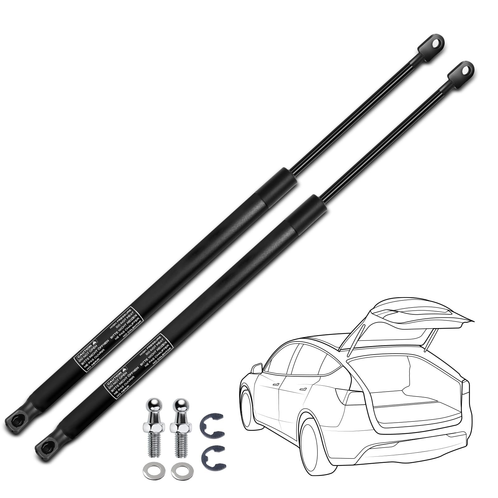 OLYMPIC Integra本流竿 93-100 Amazon.com: Set of 2 Rear Hatch Lift Support Struts Gas Shock