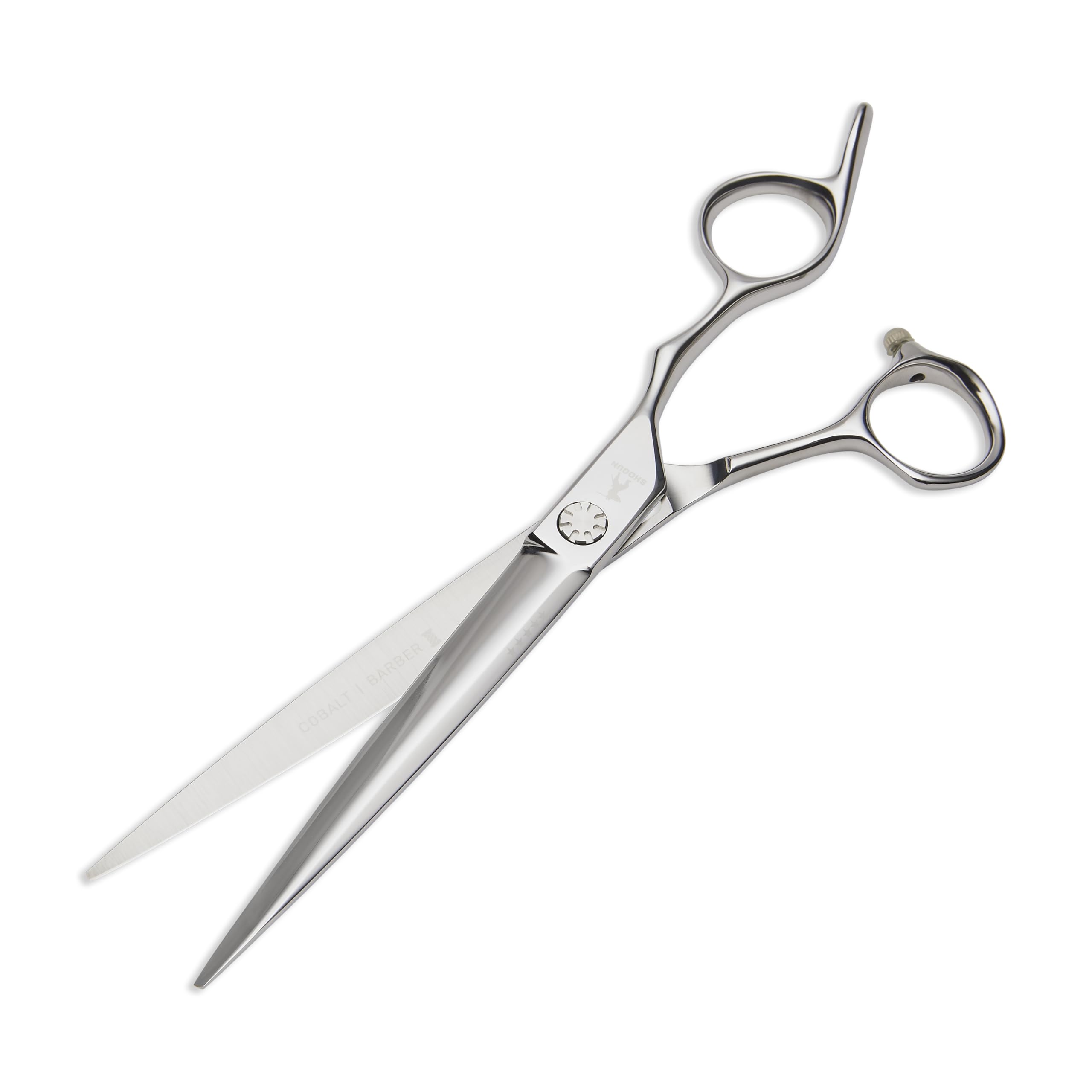 Shogun Silver Master Barber Japanese Vg10 Cobalt Steel Barber Scissors - Professional Barber Salon Shear For Hairdressers, Barbers, And Salon Use (6.5")