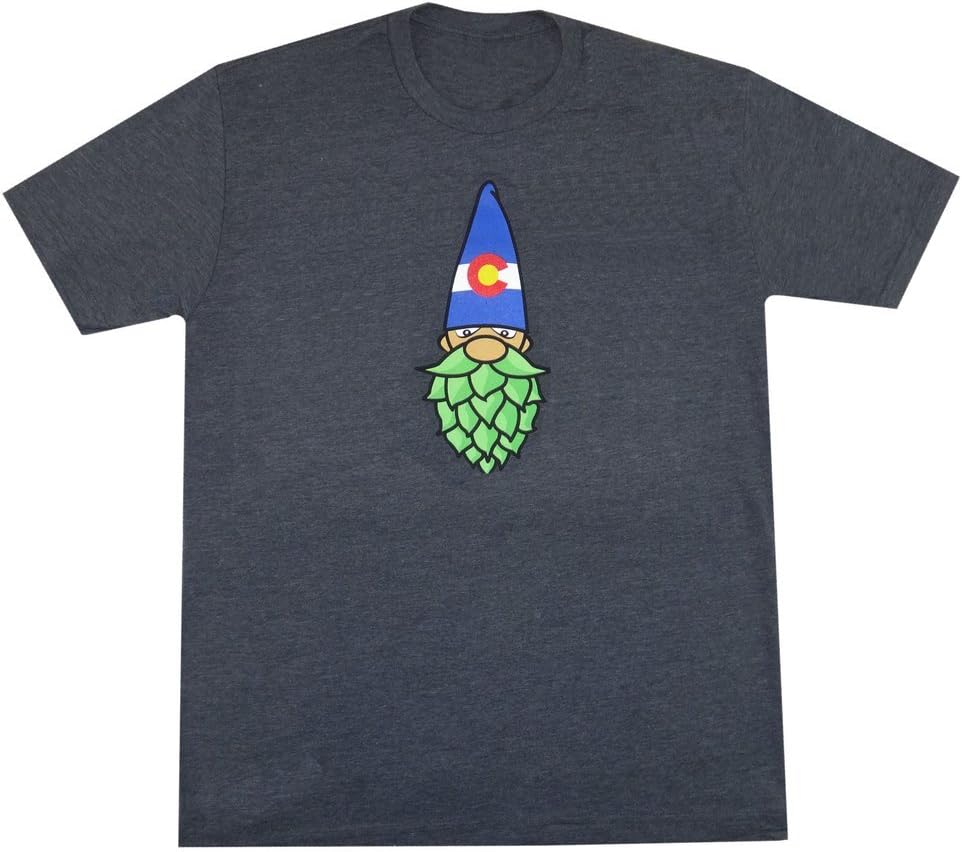 Aksels CO Gnome Charcoal Men's TShirt (Charcoal, Small