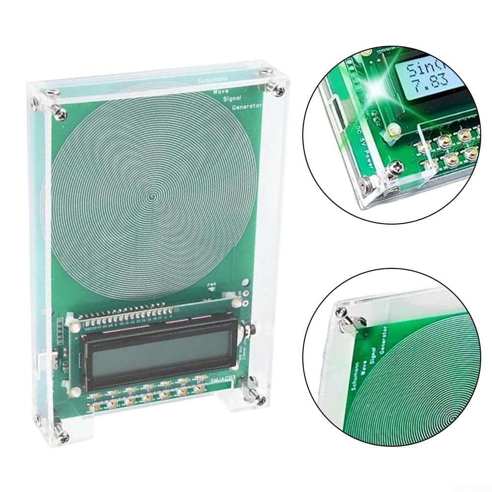 Frequenzgenerator V2 mit einstellbarer Frequenz von 0,1 Hz bis 30 kHz mit SchumannWave Resonanz 7,83 Hz USB- und DC-Stromoptionen für Stressabbau
