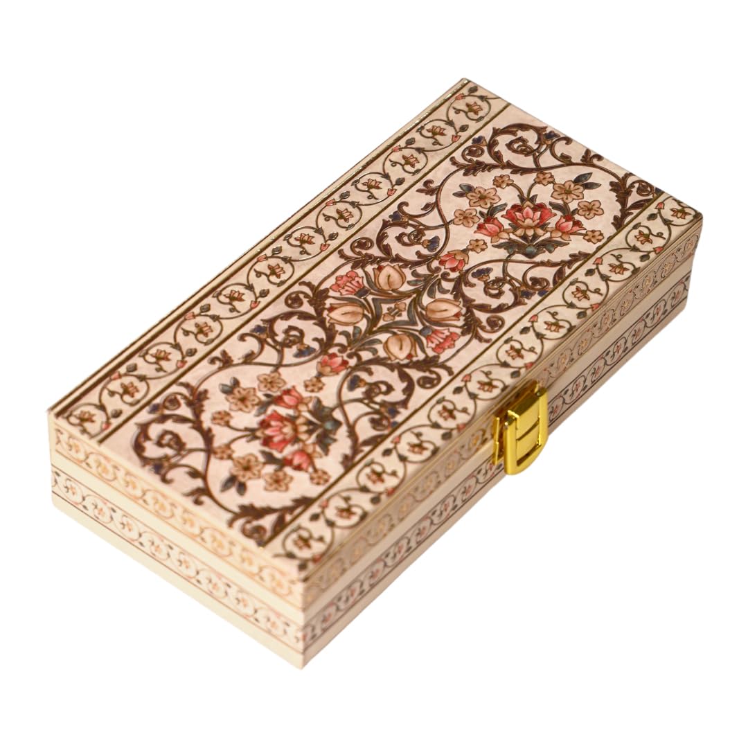 Gold Plated Cash Box - Secure Gift Storage -2