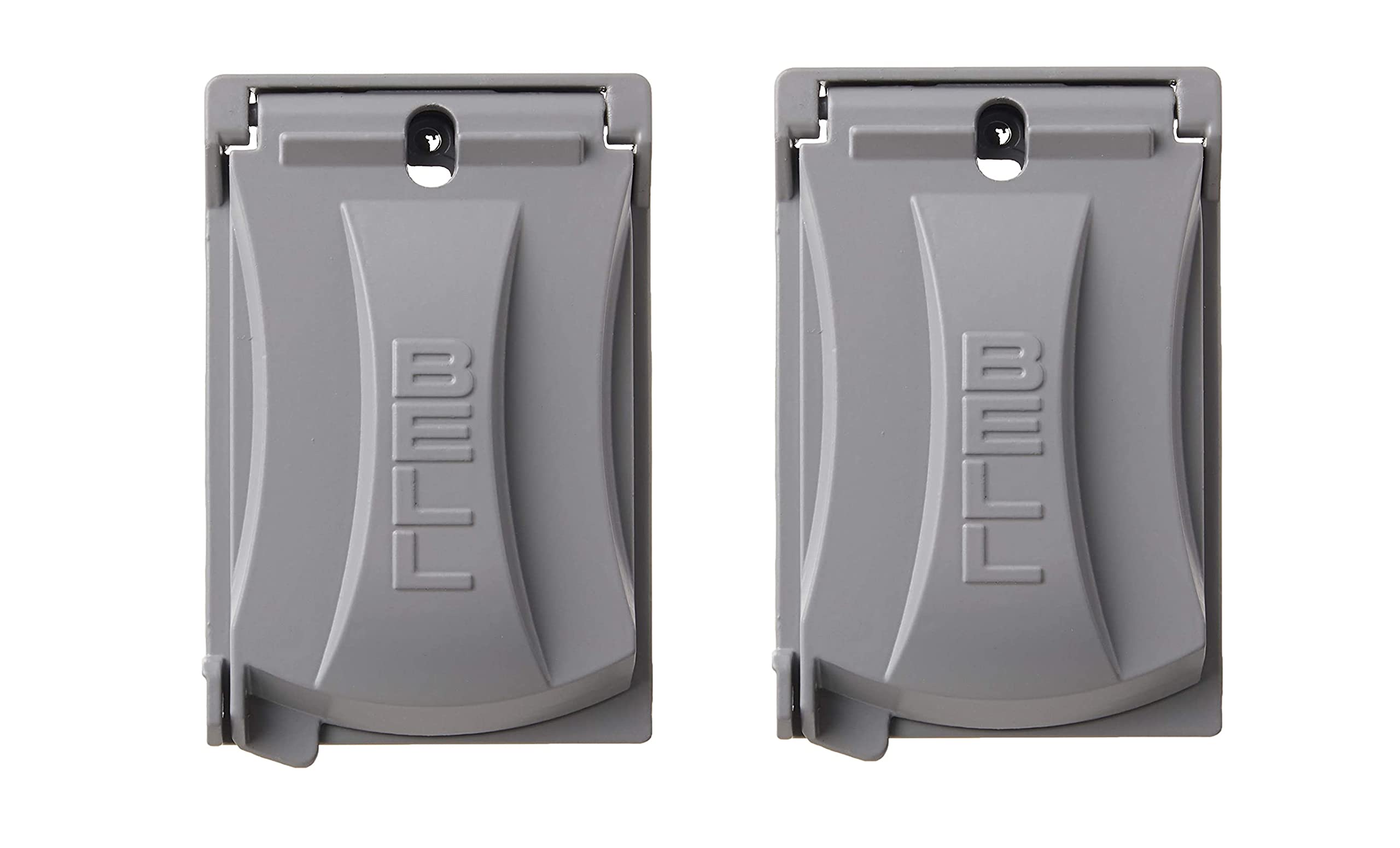 Hubbell Bell MX1050S Single-Gang Weatherproof Heavy Duty Universal Flip Cover Gray Finish (!!