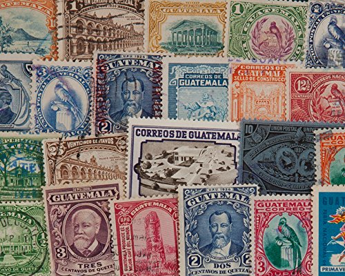 Preisvergleich Produktbild Goldhahn 25 Briefmarken Guatemala Briefmarken für Sammler