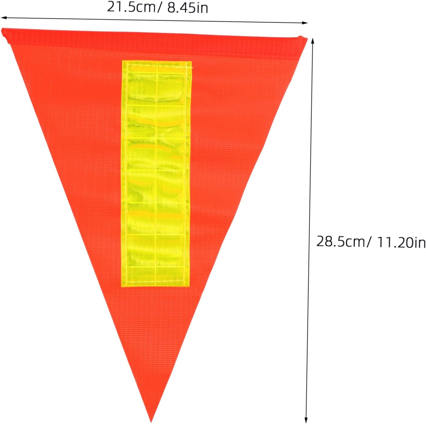Mikikit 5Pcs Bicycles Reflective Safety Flags Portable Warning Flags for Riding Easy Installation Material for Bikes