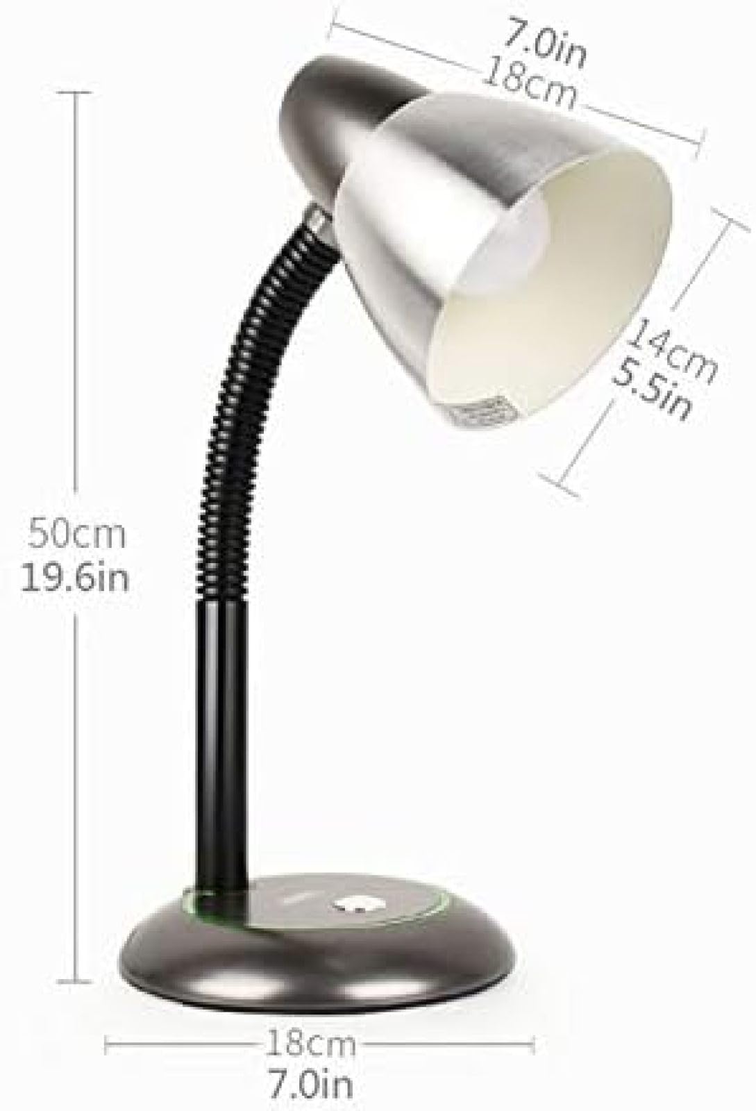 Lampada da Tavolo a LED Lampada da scrivania retrò per la casa Lampada da Comodino per Camera da Letto Vintage con Pulsante Lampada da Tavolo Plug-in per Ufficio Domestico, Un Pulsante, Lamp