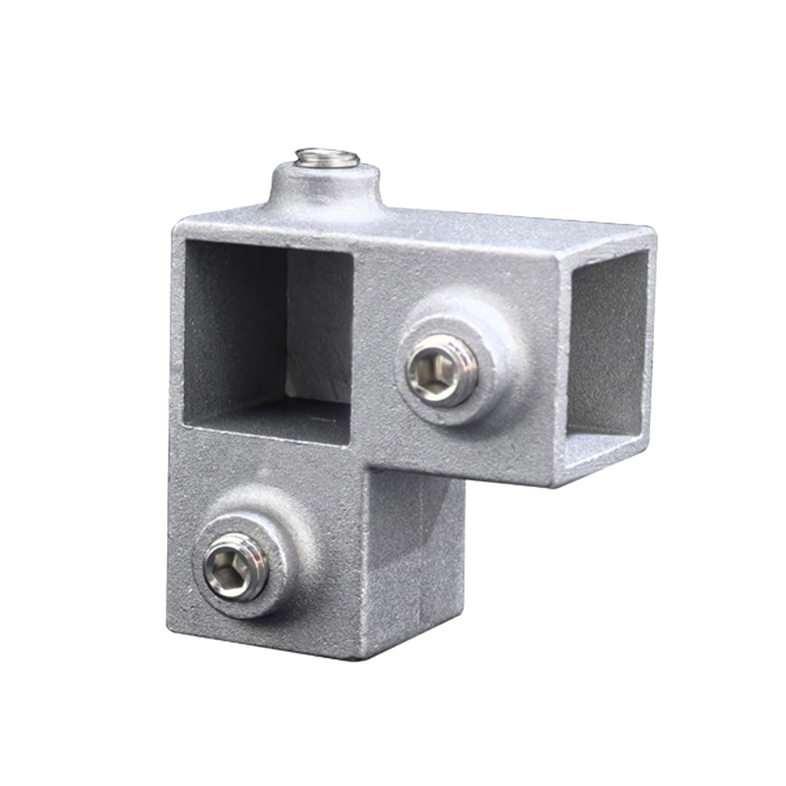 Nvoqilin 20X20 3 Ways Aluminum Alloy Joint Square Tube Connector Connection Fastener For Furniture Framing And Structural Enduring Connection Fastener