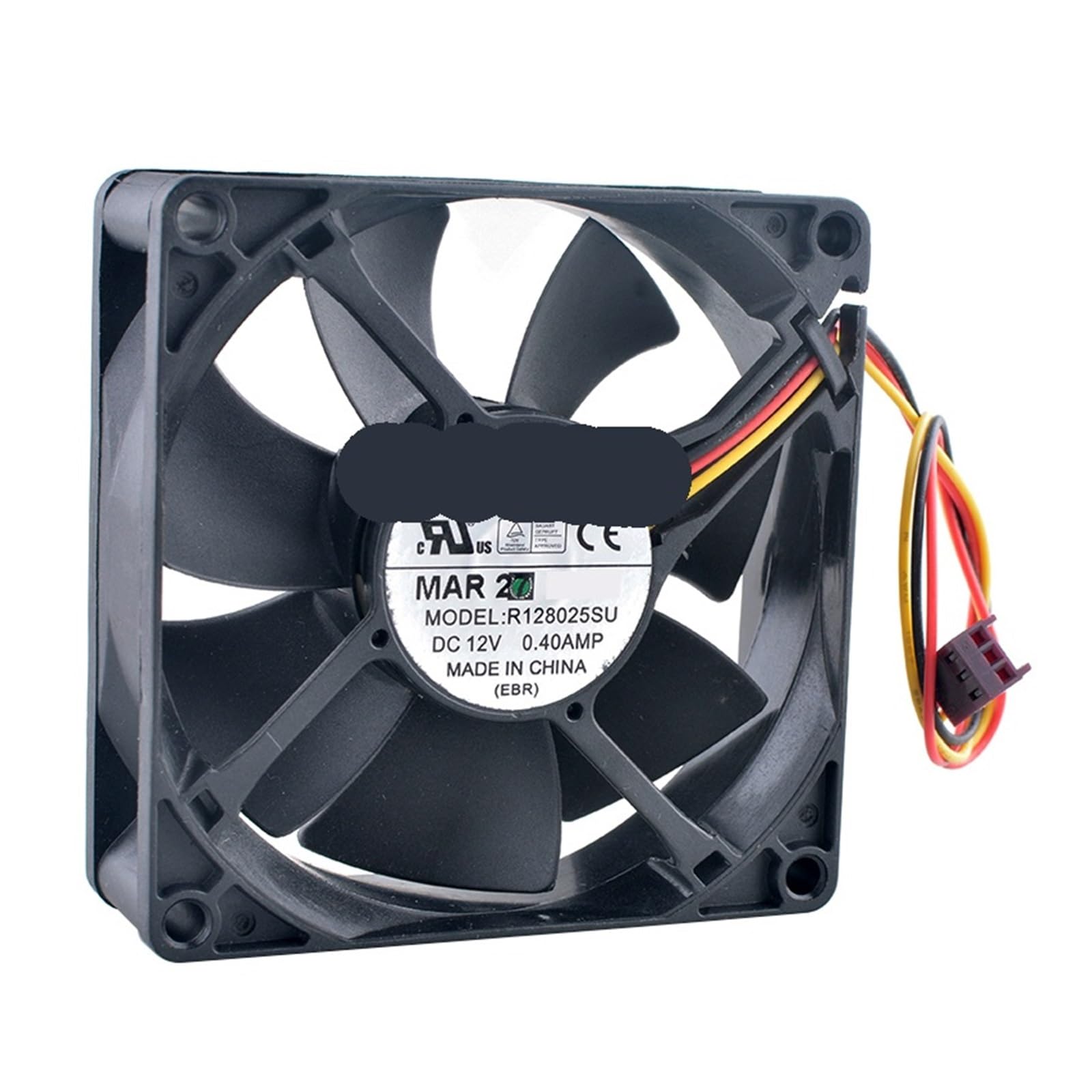 JJKKOZVQF R128025SU 8cm 80mm fan 80x80x25mm DC12V 0.40A 3pin Hydraulic bearing cooling fan