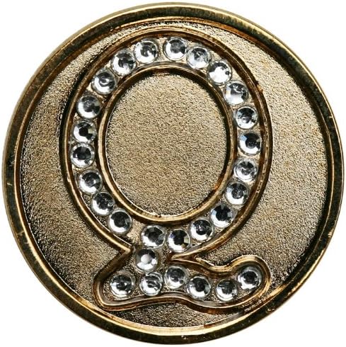 Review Swarovski Initial Q Golf Ball Marker with Matching Hat Clip
