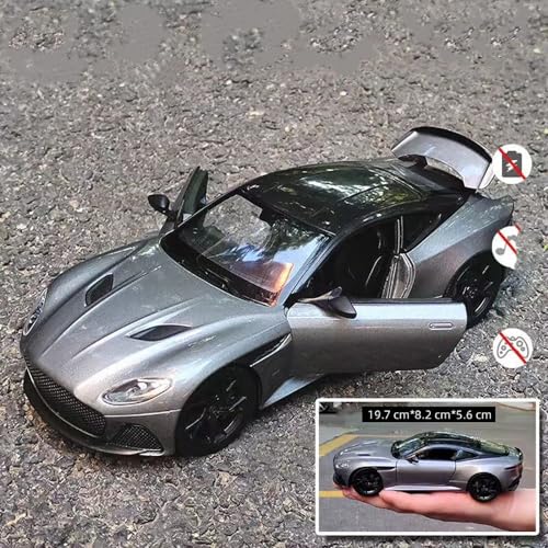 Image of 1:24 Scale Aston Martin Toy Car Alloy Model Metal Diecast Cars Pullback Sound Light Openable Door