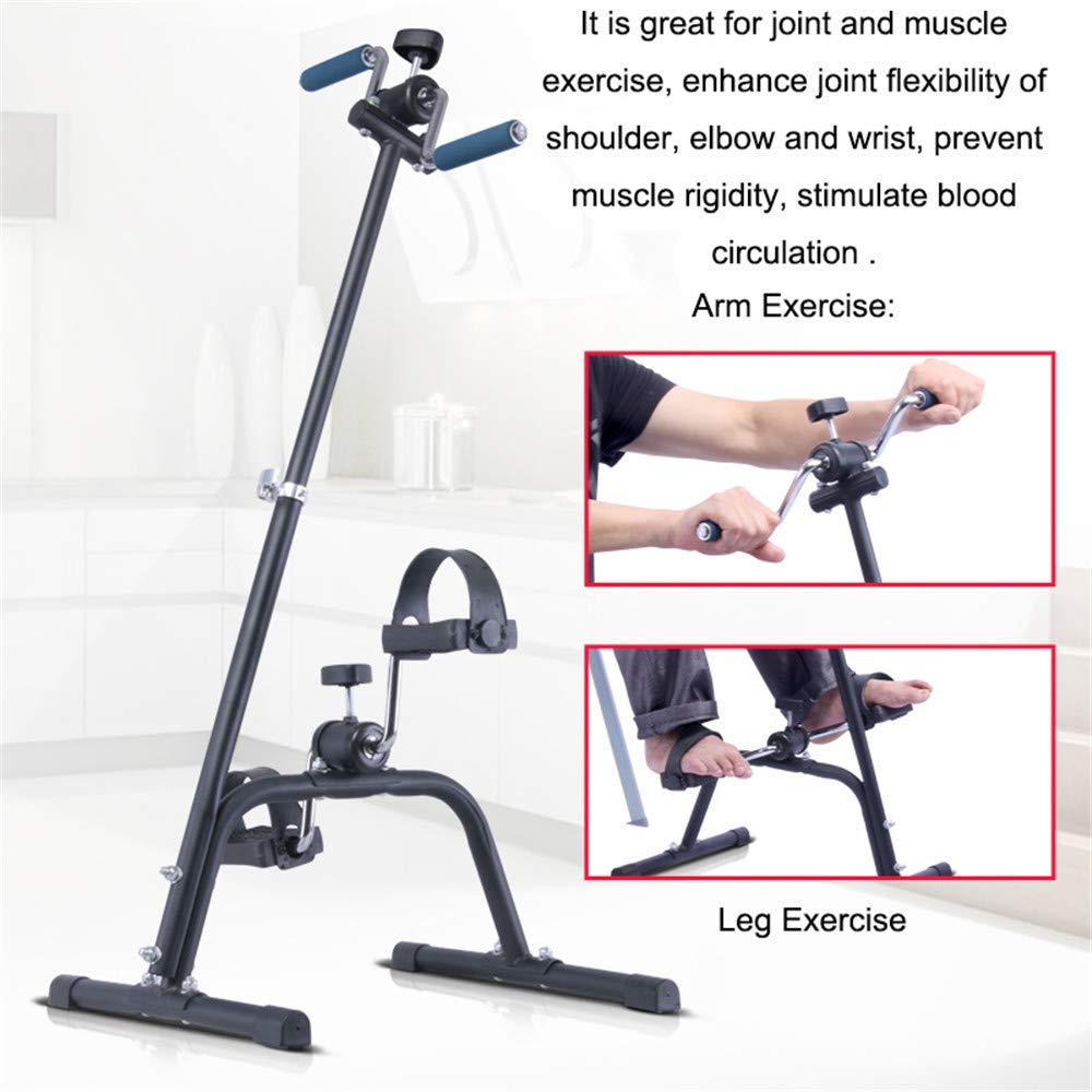 Pedale Ginnico - Pedale Portatile per Esercizi per Piedi, Mani, Braccia, Gambe - Pedale per Cyclette Sicuro, Attrezzatura da Palestra per Riabilitazione Fitness