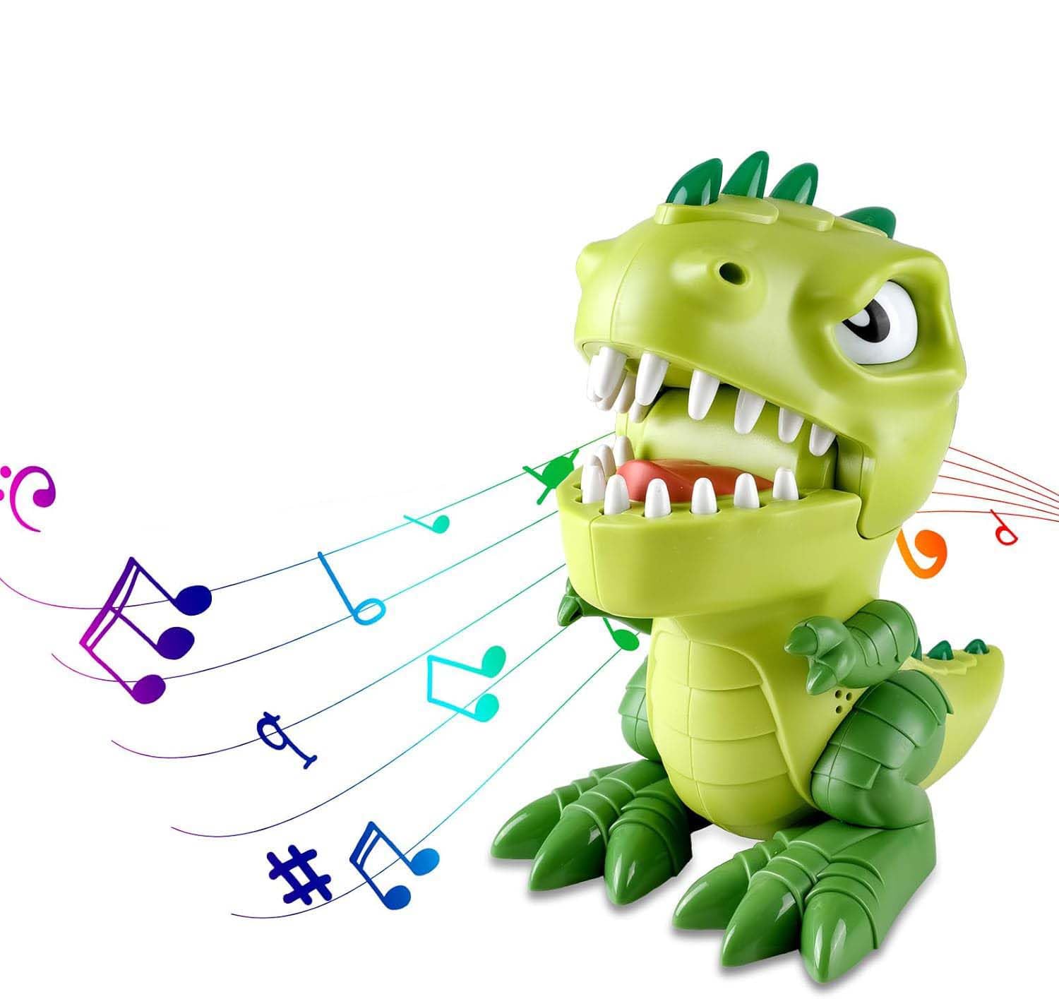 Azonee Mouth Bite Finger Toy Classic Family Game Dinosaur Mouth Biting Finger Game Funny Party Parent Child Interactive Game Toy for Adults and Kids