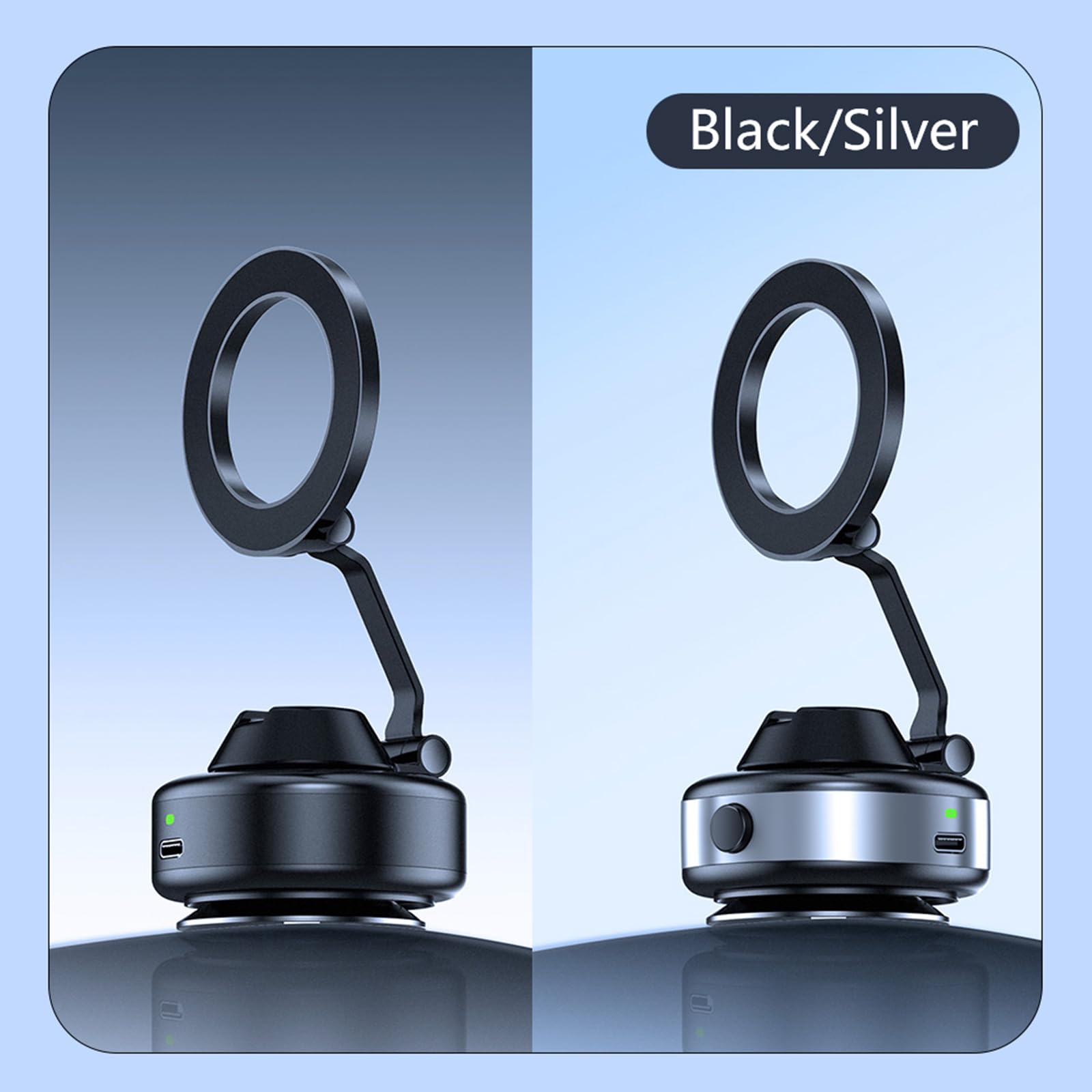 Soporte de montaje para coche, rotación de 360 grados, antideslizante, ajustable, soporte para tablero de parabrisas, navegación de teléfono, soporte de teléfono de viaje