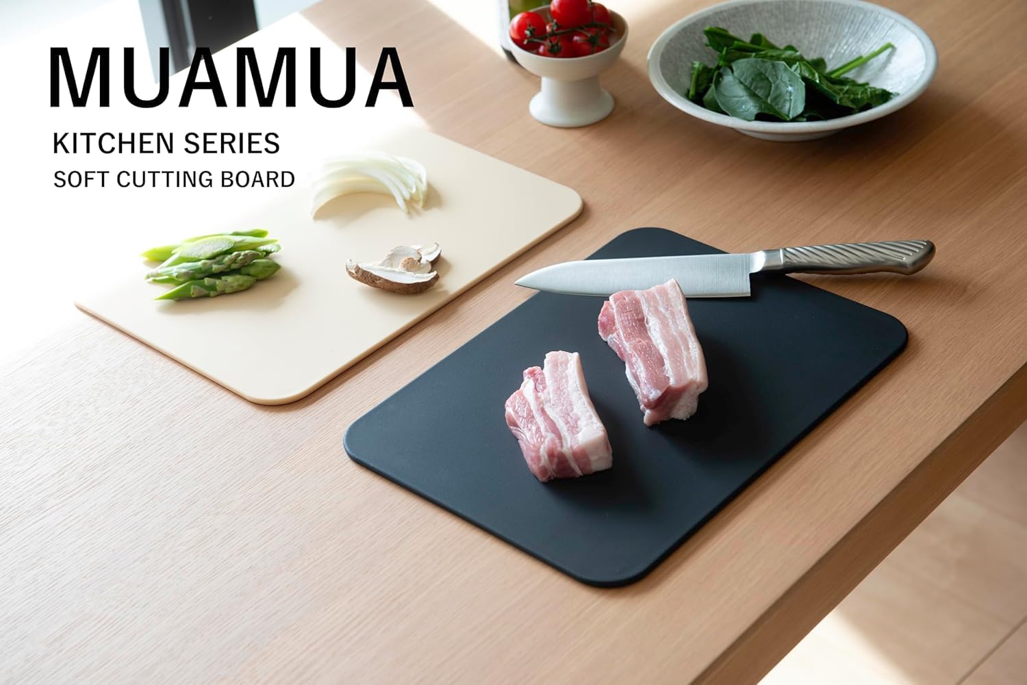 Amazon | MUAMUA まな板 ゴム アイボリー色 耐熱エラストマー 食洗機