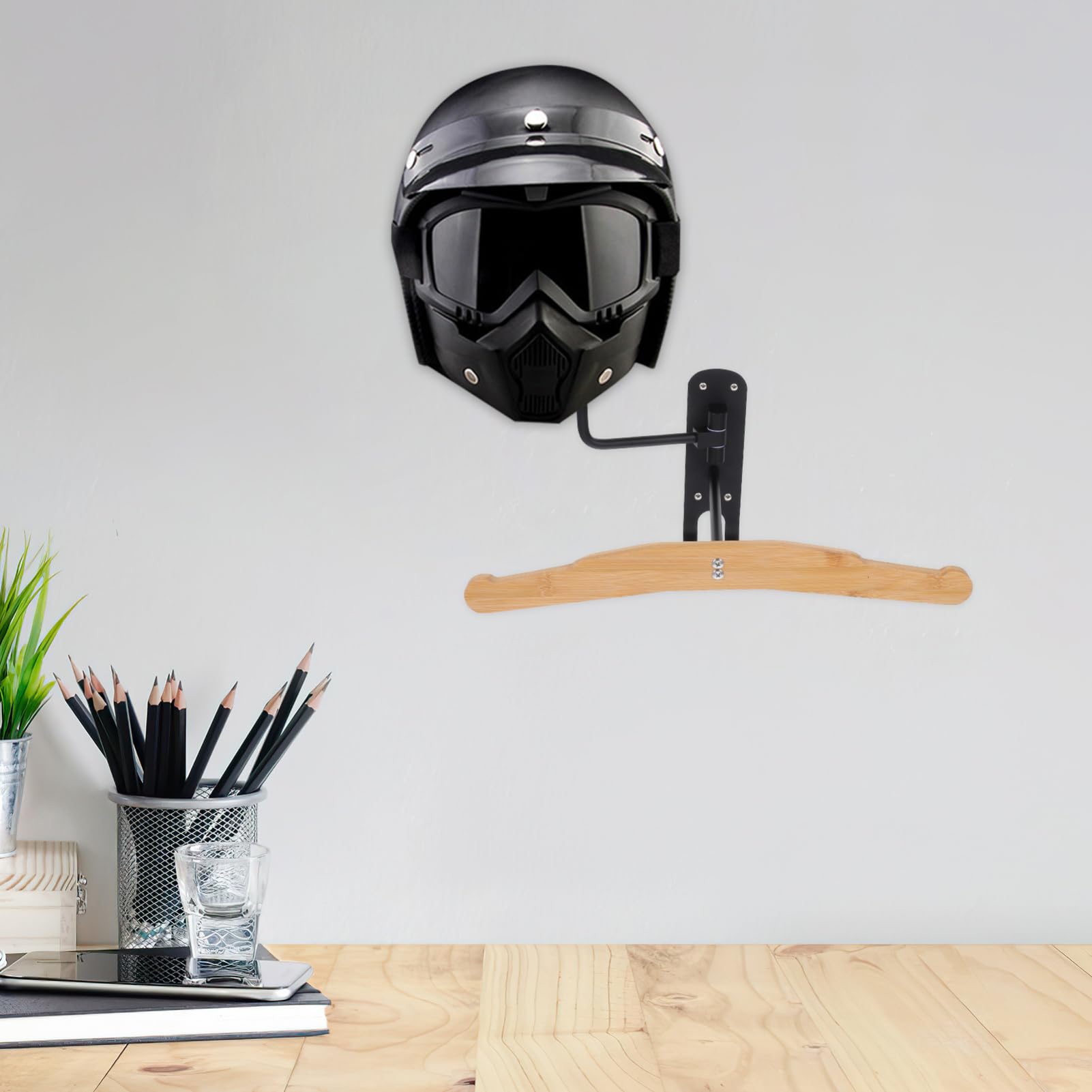 per Caschi da Muro Gancio Decorativo per Accessori Design Moderno Garage e Stanze Piccole