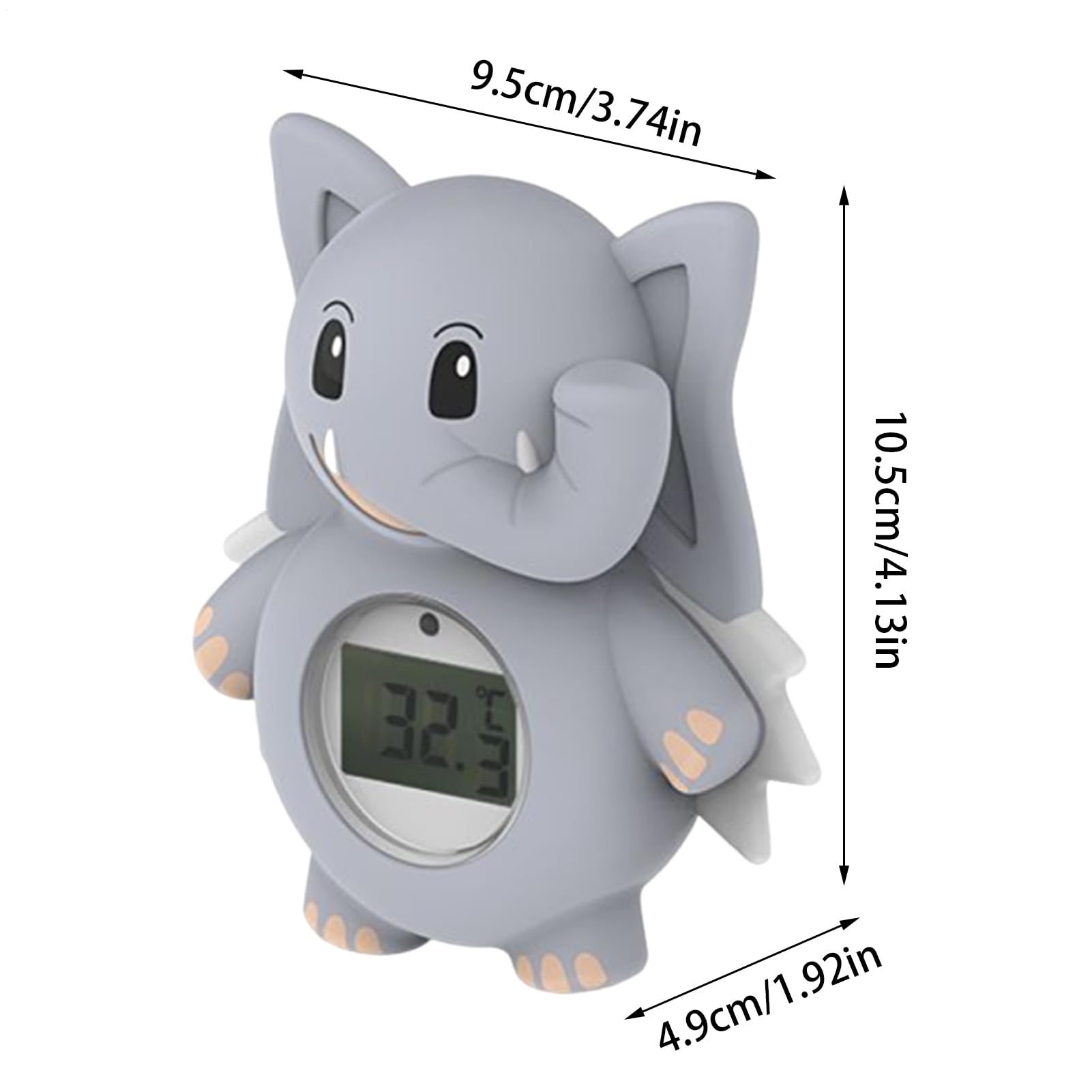 Temperatura Bagnetto Neonato LED Vasca per Bambino Doccia Piscina | Termometro Digitale Acqua Elefante per Bagnetto Neonato Nuoto Bambino Doccia Casa Esterno Piscina LED Temperatura Bagno Casa