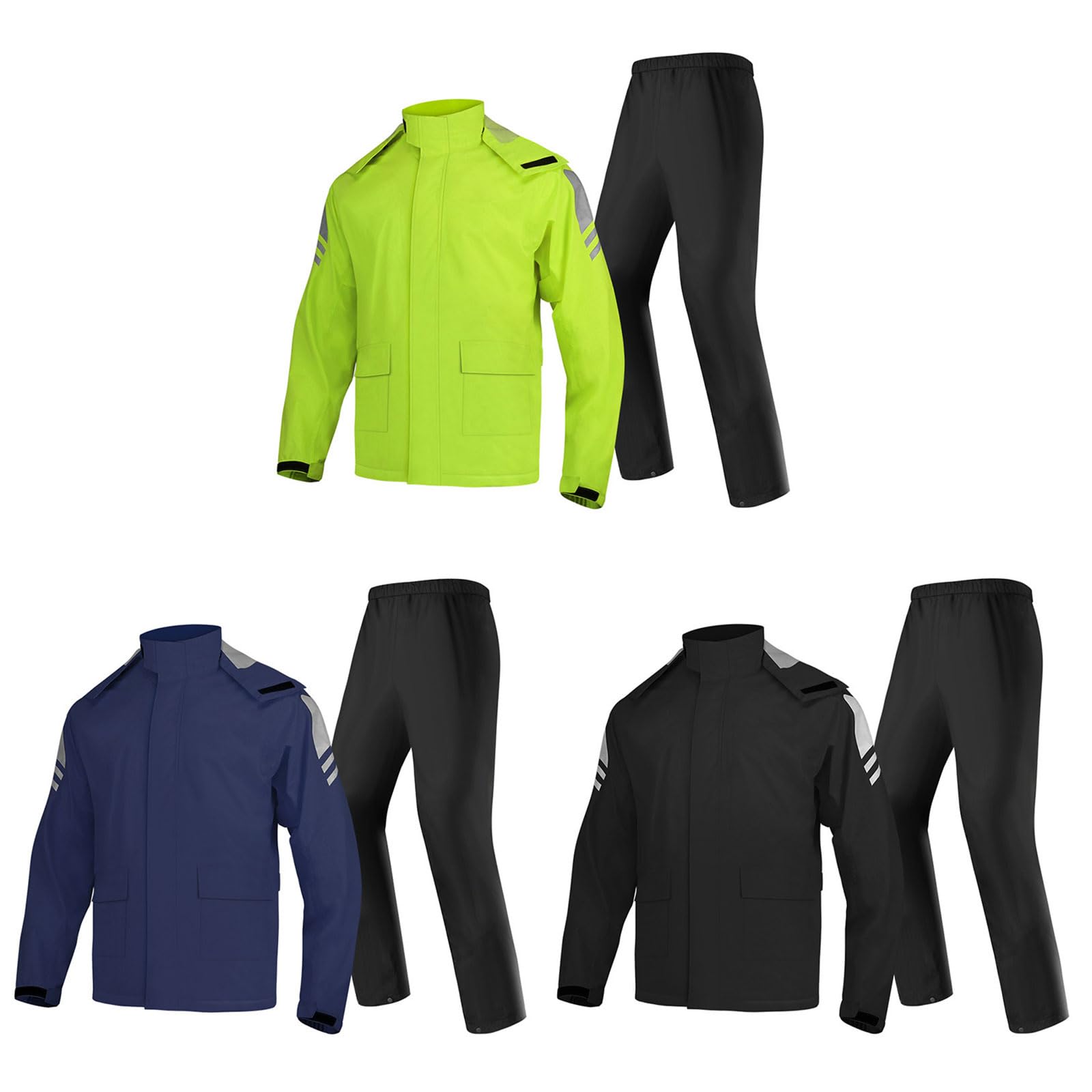 Traje de lluvia ligero plegable para motocicleta, diseño dividido, tecnología seca y movilidad mejorada para ciclistas, motocicletas, traje de lluvia