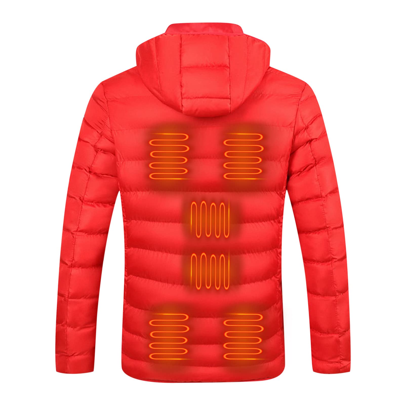 Chaleco Calefactor USB 9 Piezas Hombre Y Mujer Calefacción Abrigo Calefactado Algodón Calefactable Camiseta Amarilla Camisetas Interiores Tallas Grandes Blusa Fiesta Camisas Tunica