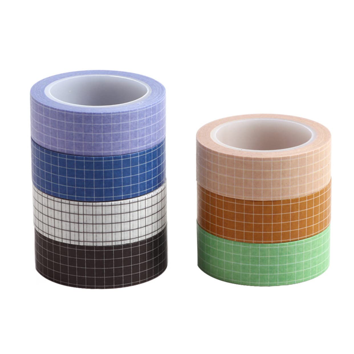SHINEOFI 21stücke Teiliges Aus Bunten Gitter-papierklebebändern Dekorative Washi-tapes Für Scrapbooking Journaling Und Kreative Bastelprojekte Für Schule Und Bürobedarf