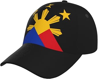 Philippine Filipino Flag Trucker Hat for Men Women, Adjustable Snapback Baseball Hat Outdoor Caps &Hats