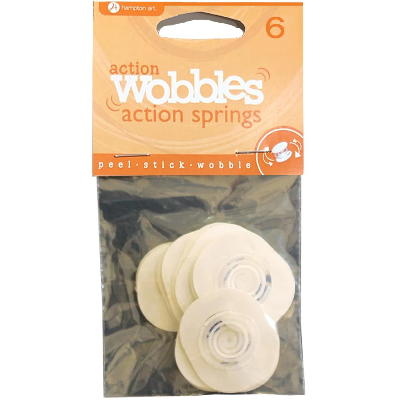 Hampton Art AWS006 Action Wobble Spring, 6-Pack