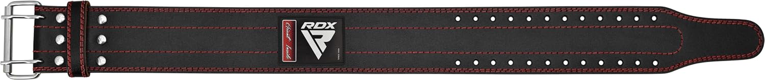 RDX Weight Lifting Belt for Men Women, IPL USPA Approved, 6mm Thick 100% Leather, 4” Powerlifting Back Support, Squat Deadlift Bodybuilding Exercise Fitness Gym Workout Strength Training up to 700 LBS - Image 8