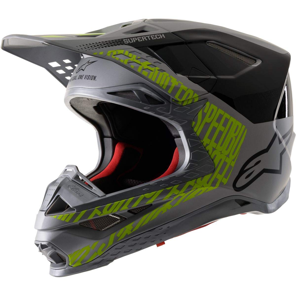 Alpinestars Supertech M8 Helmet - Triple (X-Small) (Silver/Black