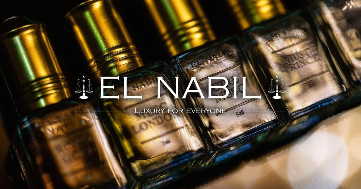 EL NABIL 12 pezzi Royal Gold 5 ml profumo profumo – Misk Musk Musc muschio olio profumato per uomo e donna