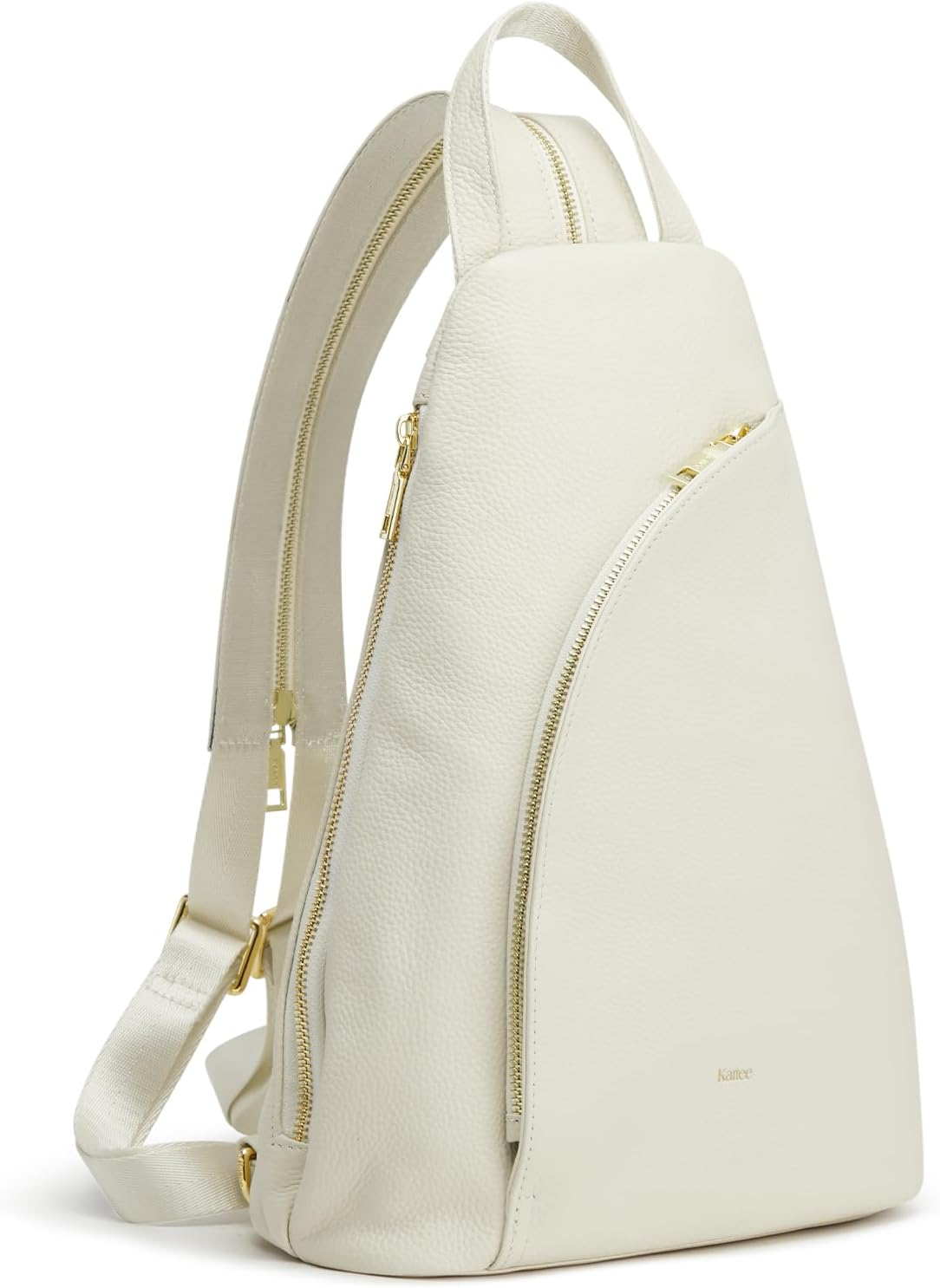 Kattee Sling Bag for Women Crossbody Fanny Packs Chest Bag Top Grain Leather Daypack Backpack RFID Blocking Travel | Top Grain Leather, RFID Blocking, Travel