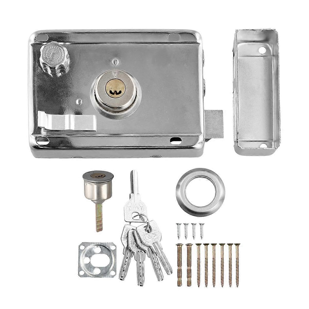 Joyhappst Image Color Exterior Door Locks Security Anti-Theft Lock Multiple Insurance Lock Wood Gate Lock Hardware Indoor Dormitory