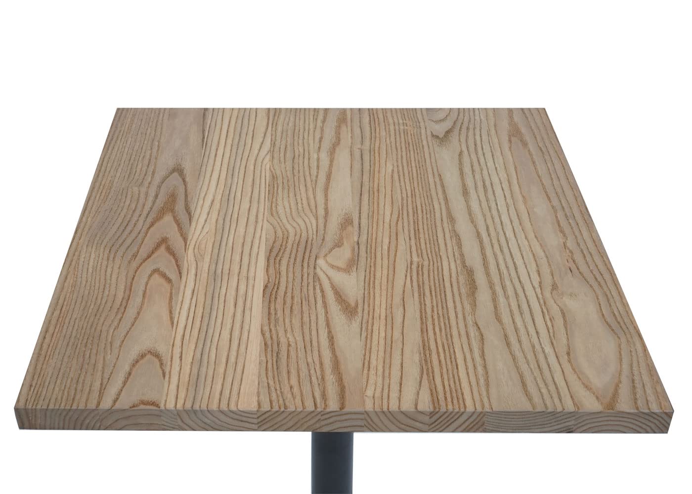 Mendler Bistrotisch HWC-H10, Bartisch Thekentisch, Industrial Gastronomie Ulme Holz MVG-Zertifiziert 76x60x60cm - Hellbraun