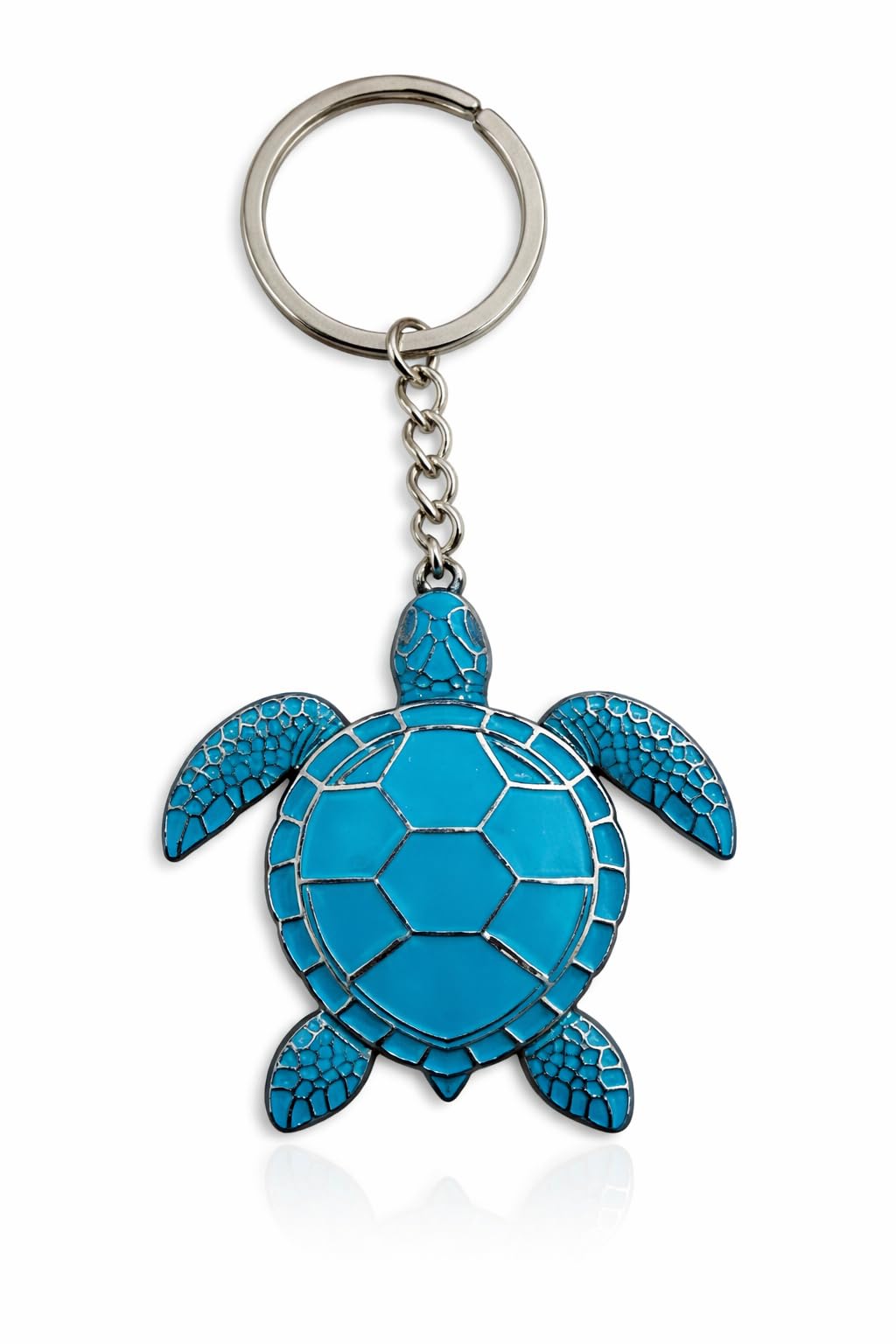 Sea Turtle Keychain – Ocean Wildlife Charm Accessory for Keys, Backpacks, Bags and Nature-Inspired Gifts