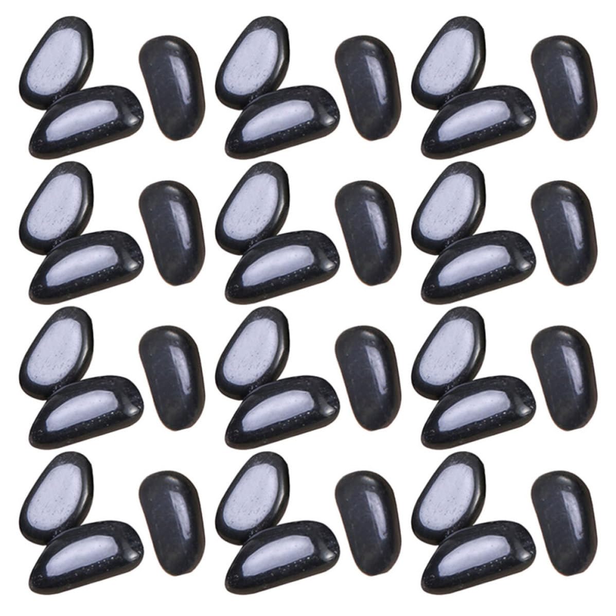 Black Decorative Aquarium Pebbles Xmas Stone for Vases