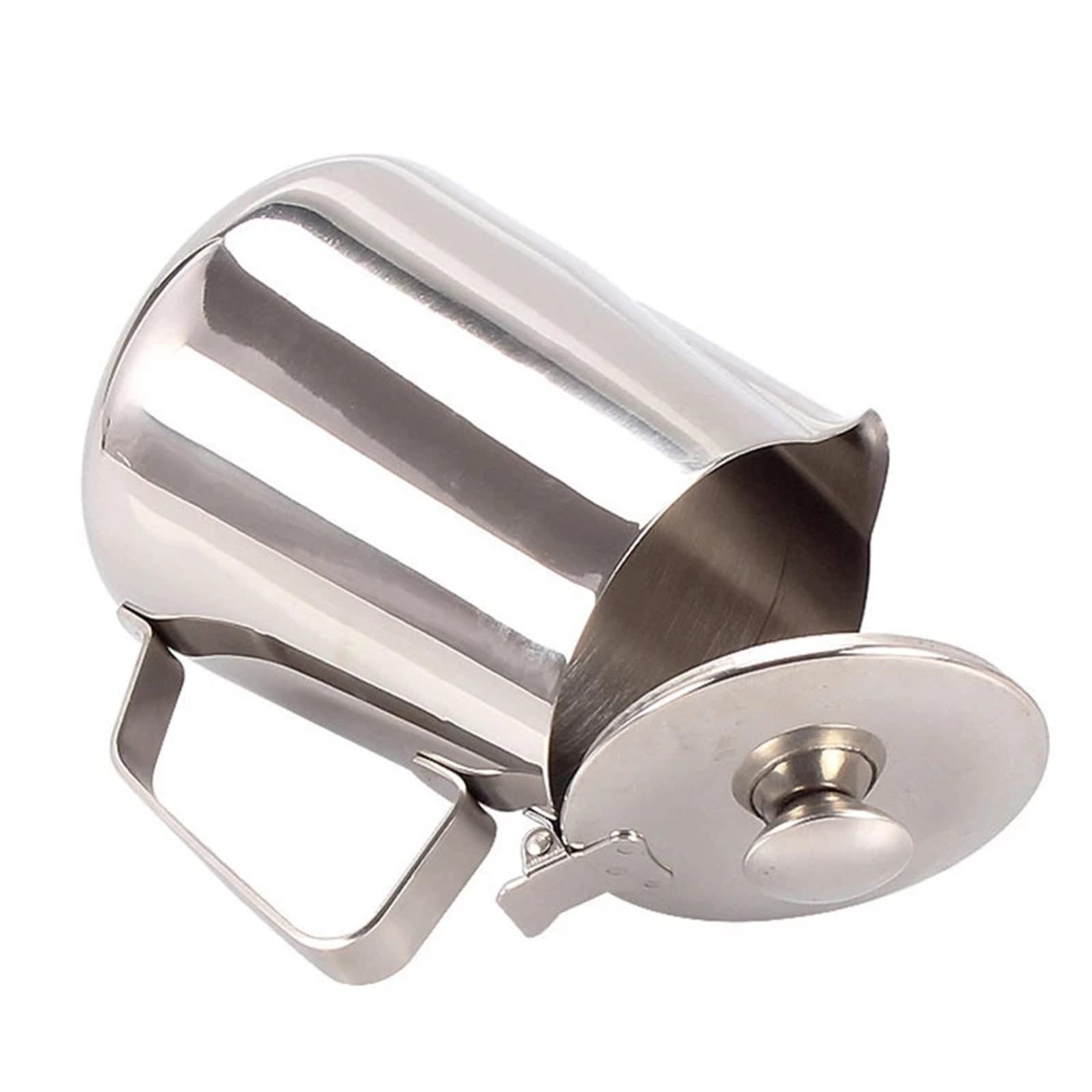 Milchkännchen Edelstahl -Espresso -Framter -Schaumbecher für Restaurants und Haushalte(350ml)