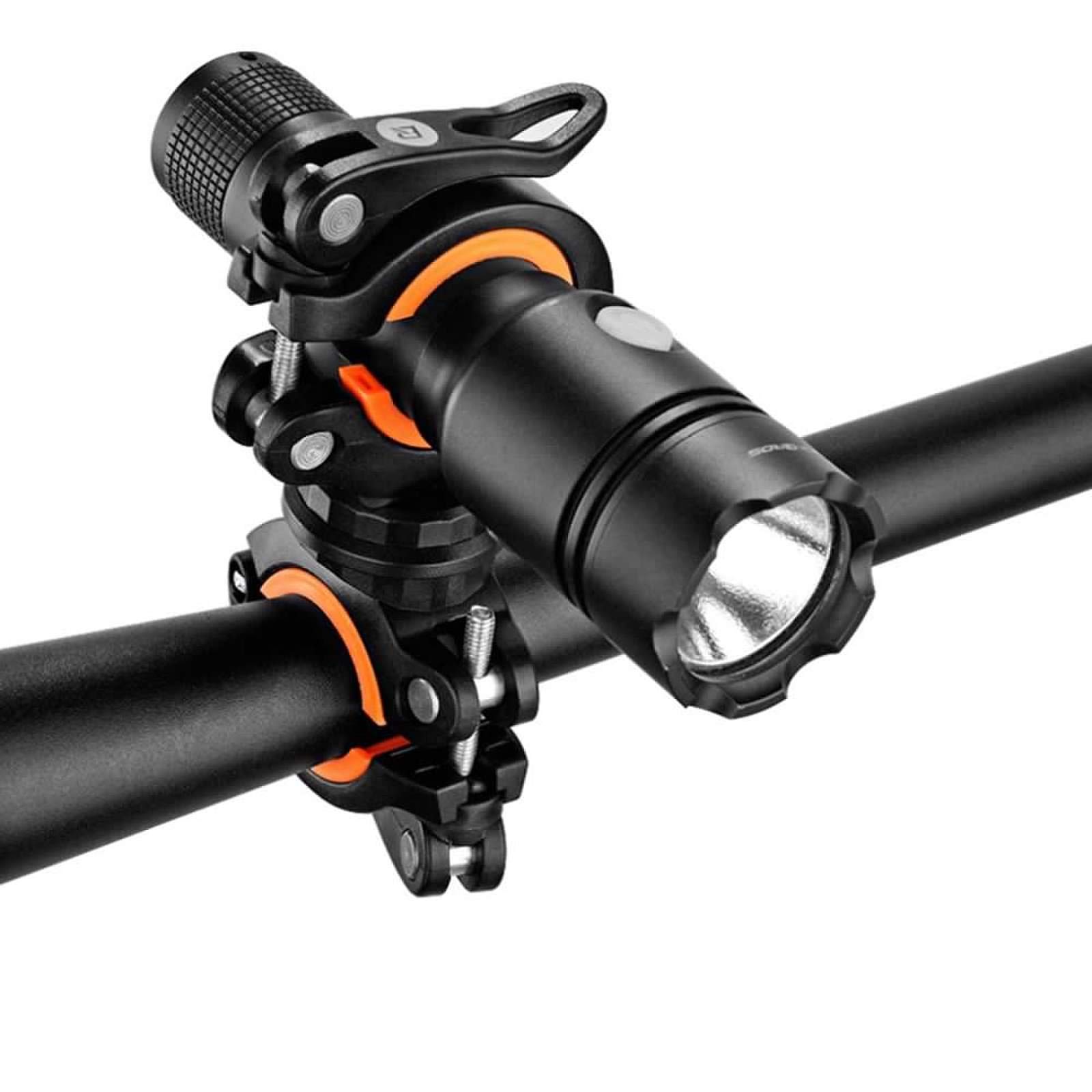 YSJJZRL 360°Rotation Flashlight Mount Holder, Universal Bicycle Led Light Mounting Holder Rotation Clip Clamp for Flashlight, Cycling, Riding