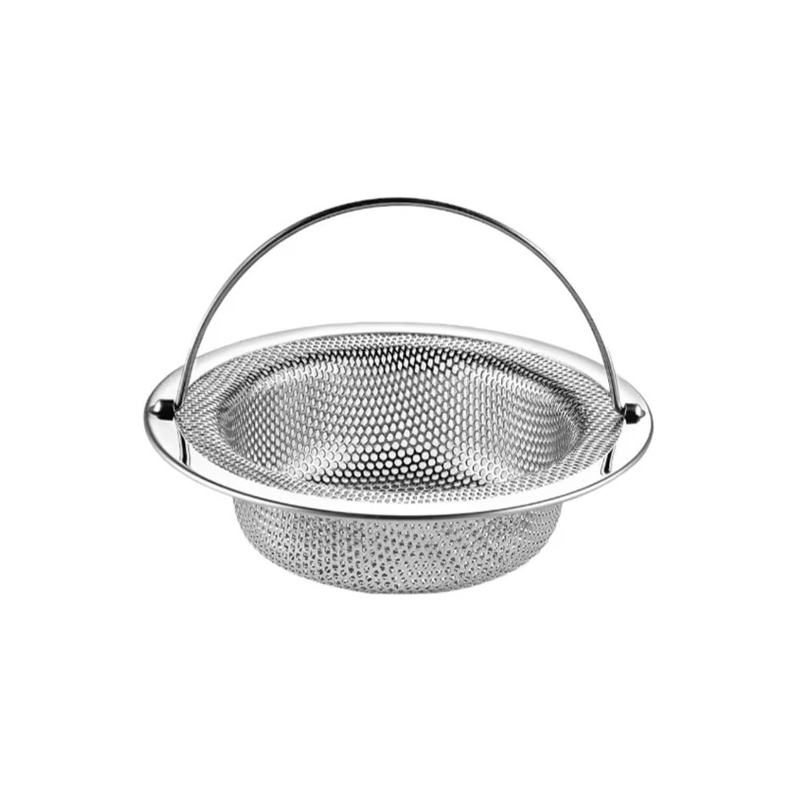 Stainless Steel Kitchen Sink Filter, Garbage Food Residue/Hair Catcher, Strainers for Wide 4.5 Inch Diameter for Kitchen(Color1-1pcs)