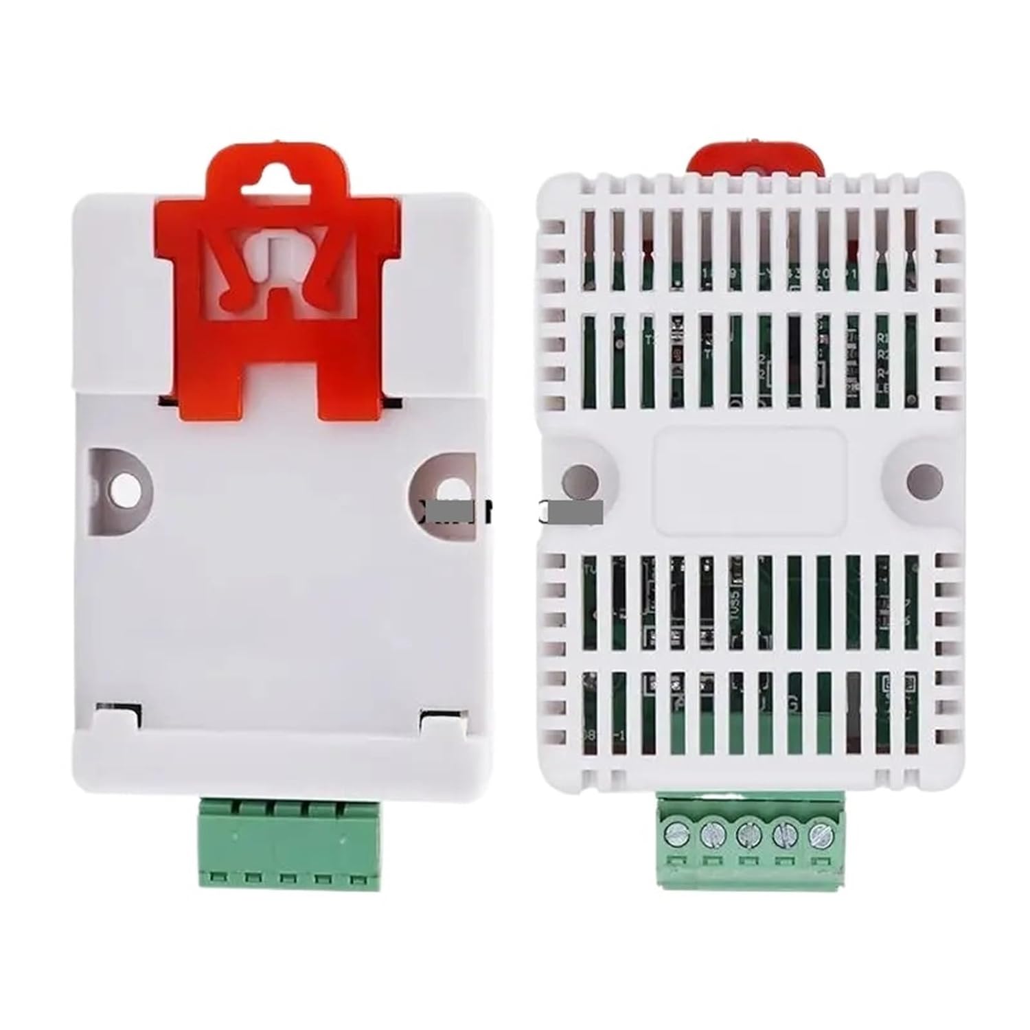 DC9-24V DIN Rail Temperature and Humidity Sensor 0-5V Temperature and Humidity Transmitter 0-10V 4-20mA Isolated RS485 Output(4-20ma)