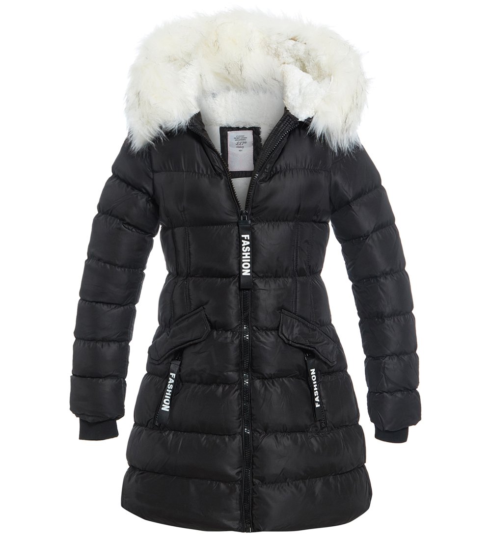 girls padded parka coat