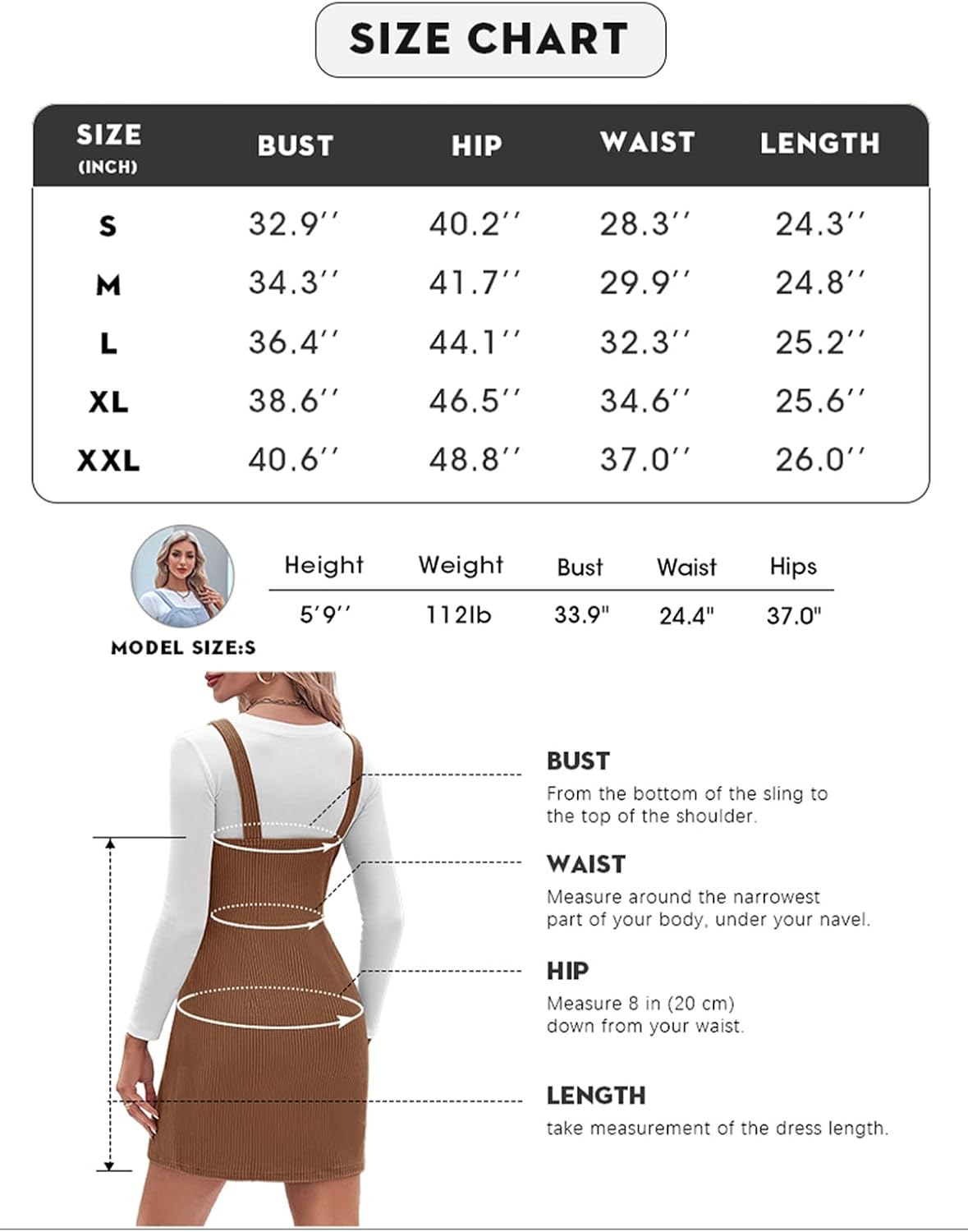 Women's Corduroy Overall Mini Dress 2025 Fall Cute Half Zip Bib Pinafore Dresses Jumper