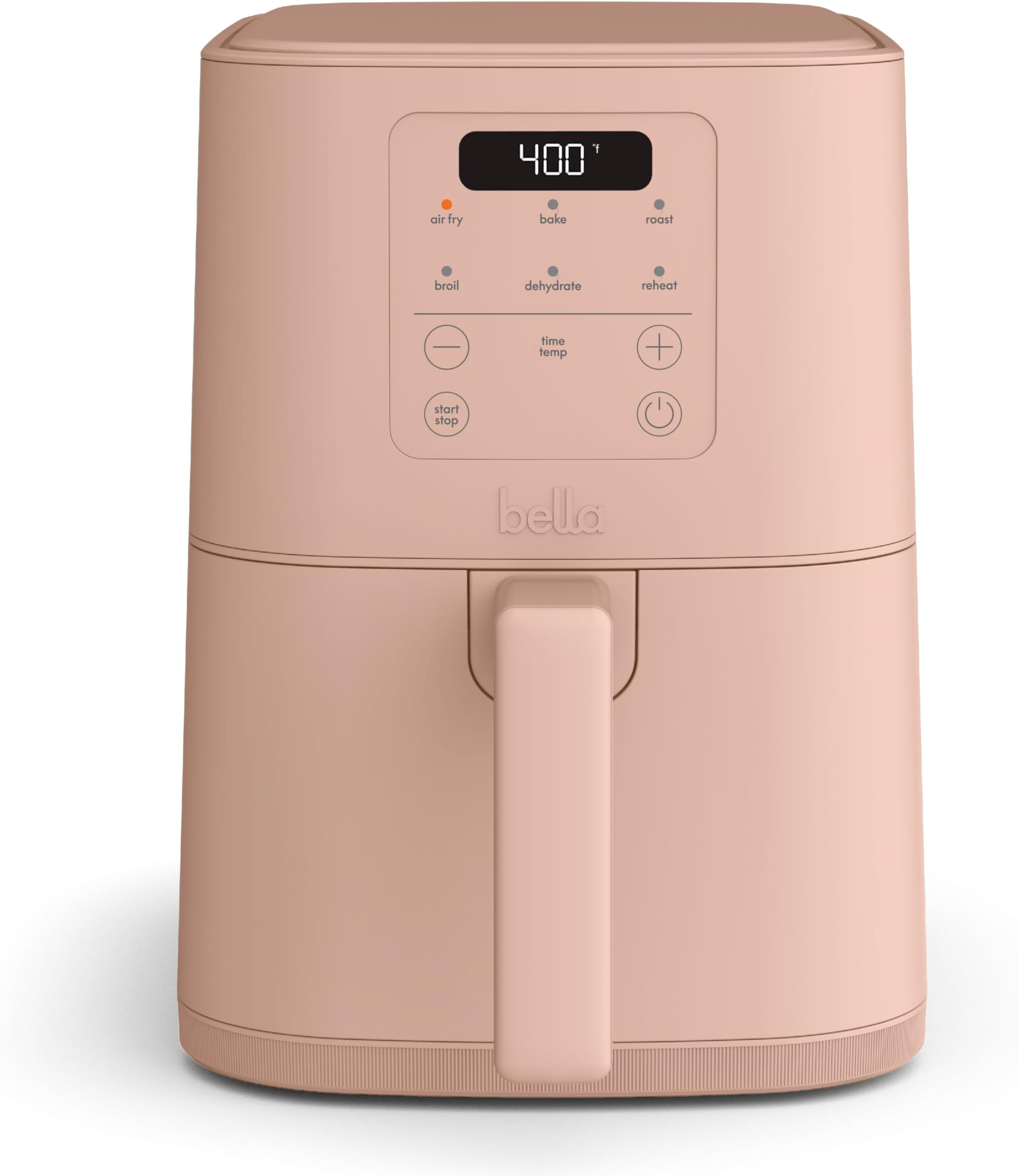 4Qt Slim Air Fryer, Fits-anywhere™ Kitchenware, EverGood™ Ceramic Nonstick Coating, Adjustable Temperature, 6 Preset Cooking Options, 60 Min Auto Shutoff w Audible Tone, 3.3lb Capacity, Blossom