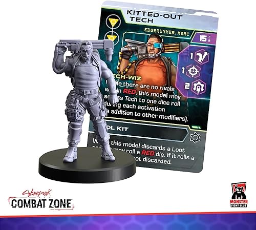 Miniatura 5 de Monster Fight Club Cyberpunk Red Combat Zone Miniatures Edgerunners 2 Starter Gang